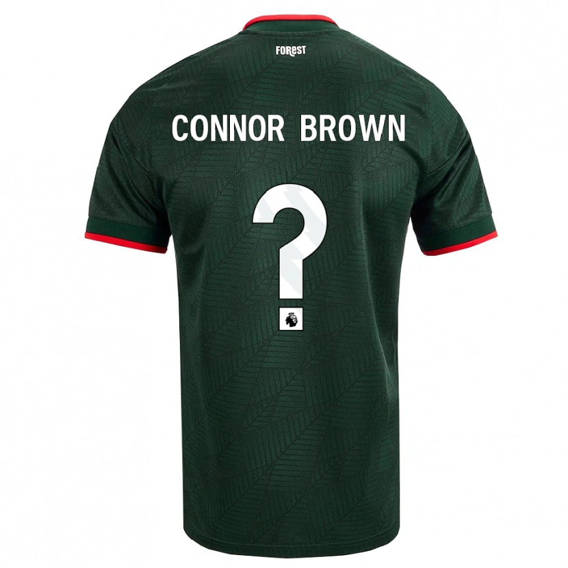 Danxen Damen Connor Brown #0 Dunkelgrün Rot Auswärtstrikot Trikot 2026/27 T-Shirt