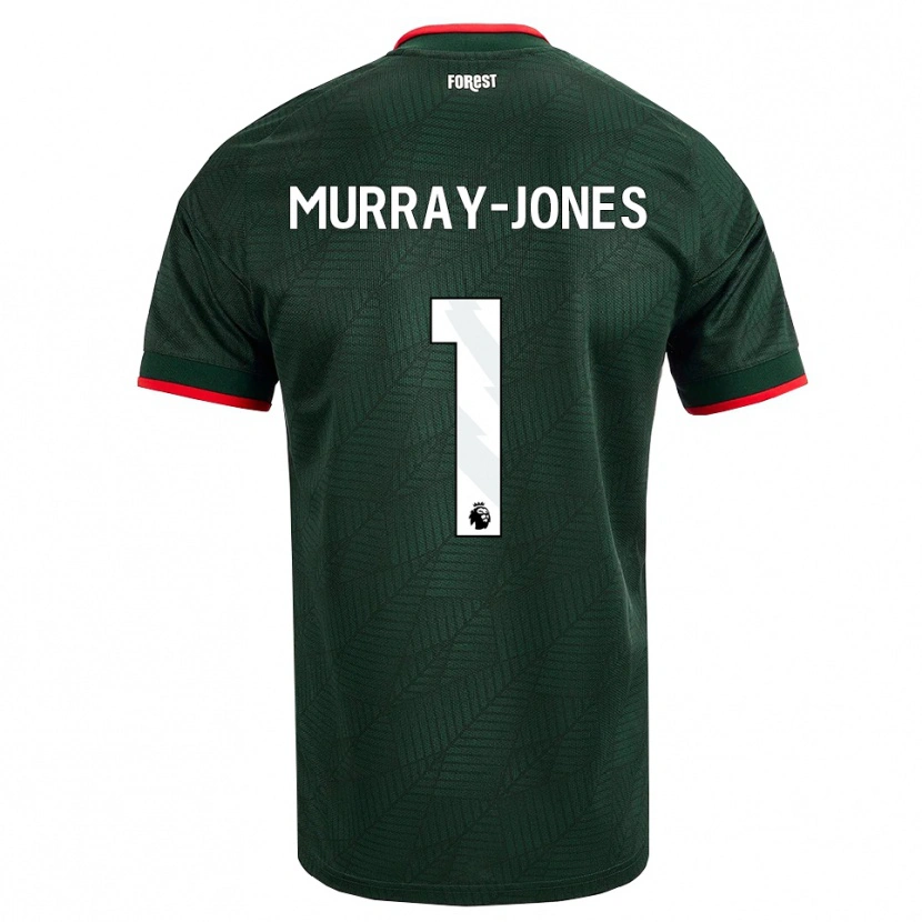 Danxen Damen George Murray-Jones #1 Dunkelgrün Rot Auswärtstrikot Trikot 2026/27 T-Shirt