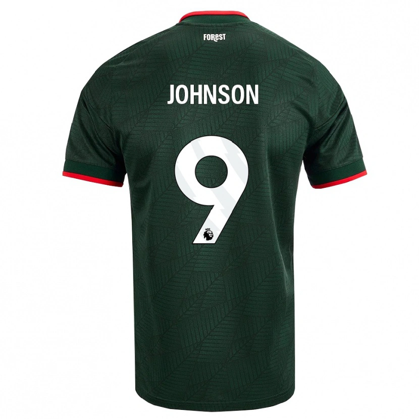 Danxen Damen Melissa Johnson #9 Dunkelgrün Rot Auswärtstrikot Trikot 2026/27 T-Shirt