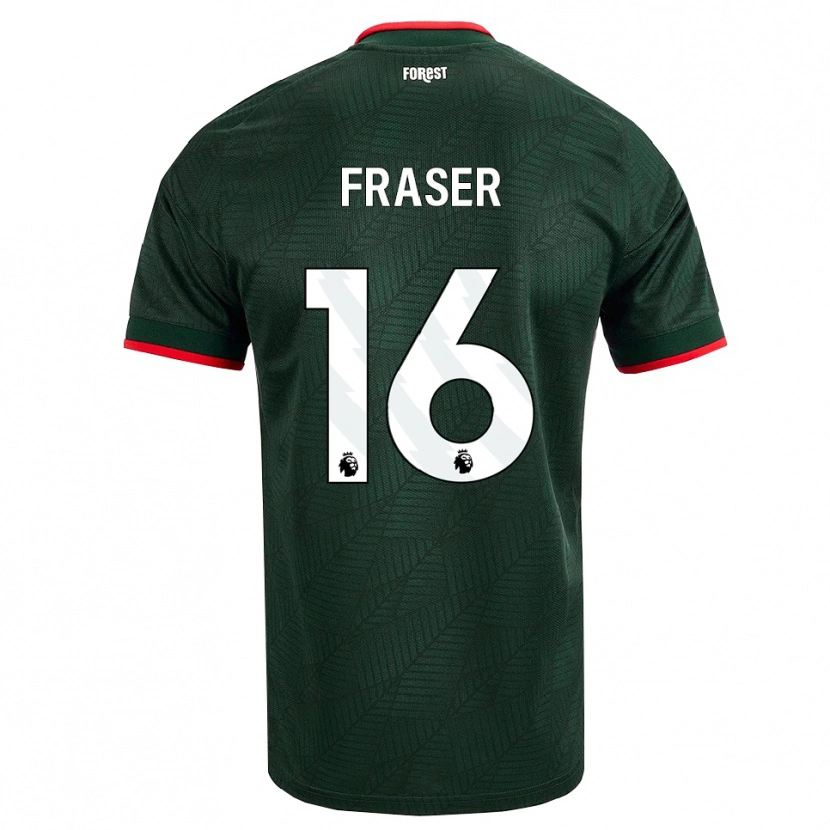 Danxen Damen Boyd Fraser #16 Dunkelgrün Rot Auswärtstrikot Trikot 2026/27 T-Shirt