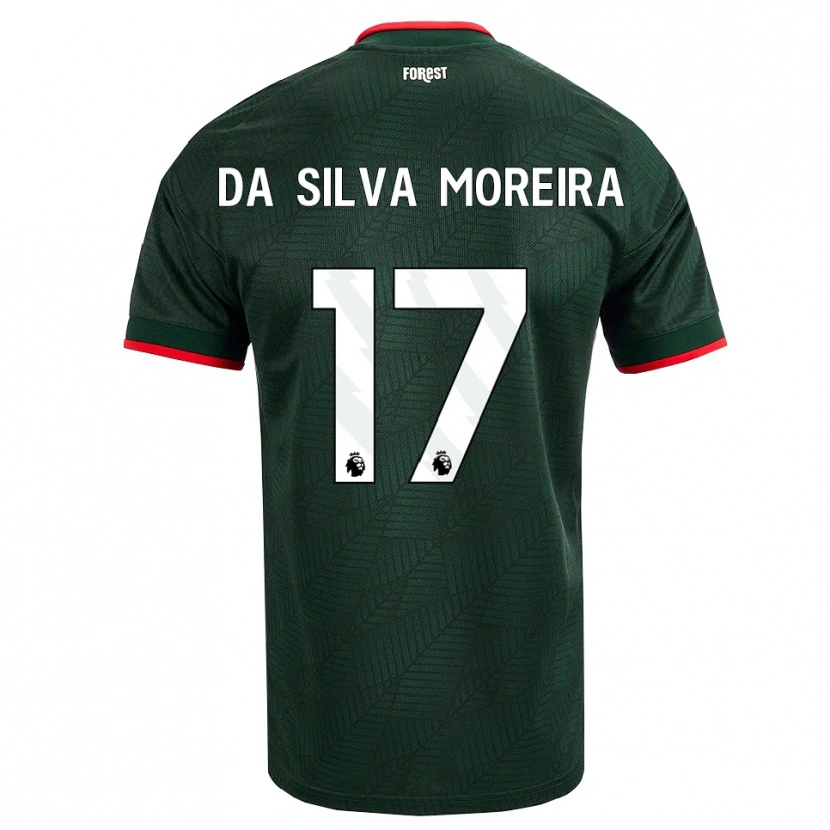 Danxen Damen Eric Da Silva Moreira #17 Dunkelgrün Rot Auswärtstrikot Trikot 2026/27 T-Shirt