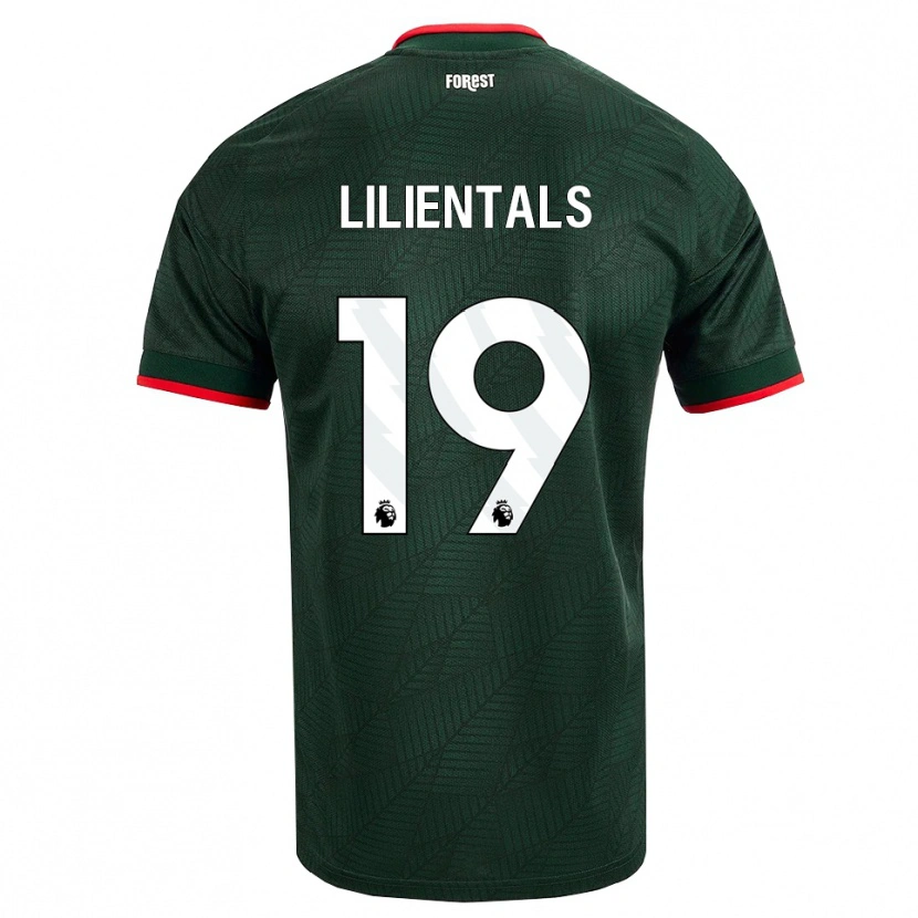 Danxen Damen Matiss Lilientals #19 Dunkelgrün Rot Auswärtstrikot Trikot 2026/27 T-Shirt