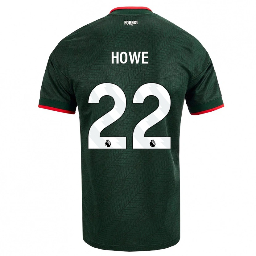 Danxen Damen Casey Howe #22 Dunkelgrün Rot Auswärtstrikot Trikot 2026/27 T-Shirt