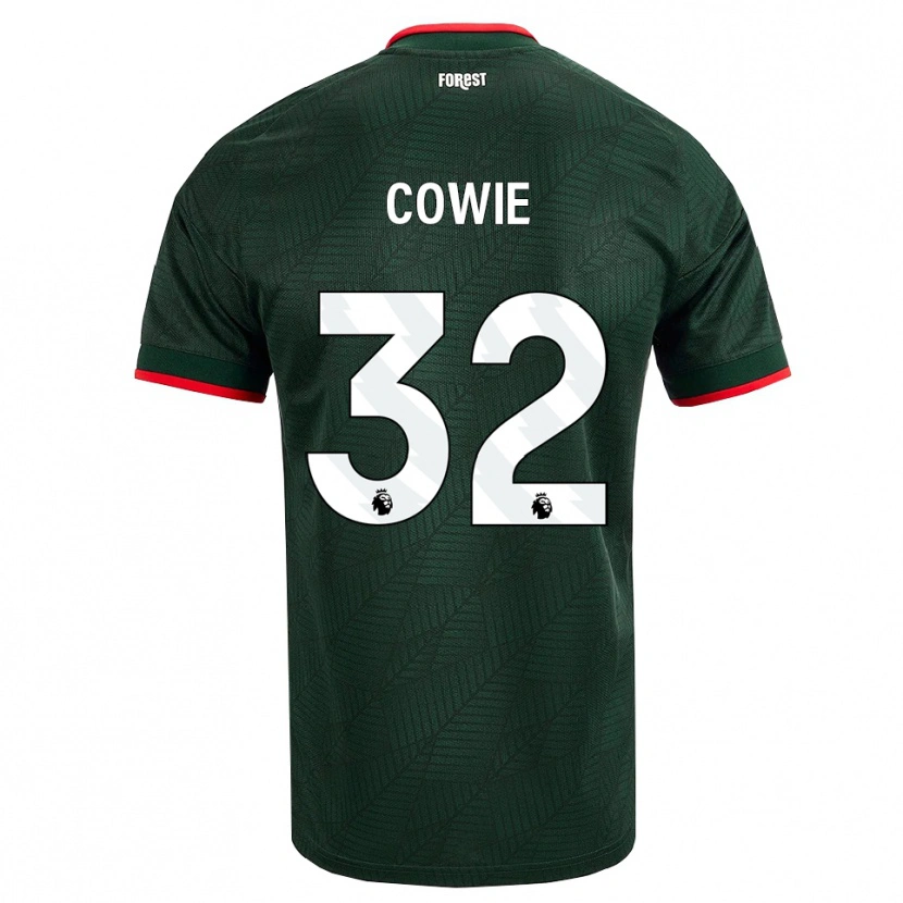 Danxen Damen Abi Cowie #32 Dunkelgrün Rot Auswärtstrikot Trikot 2026/27 T-Shirt