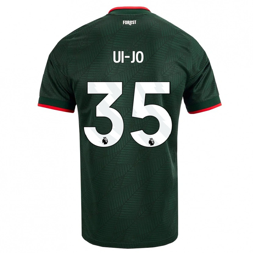 Danxen Damen Ui-Jo Hwang #35 Dunkelgrün Rot Auswärtstrikot Trikot 2026/27 T-Shirt