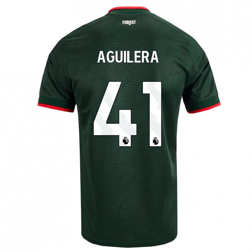 Danxen Damen Brandon Aguilera #41 Dunkelgrün Rot Auswärtstrikot Trikot 2026/27 T-Shirt