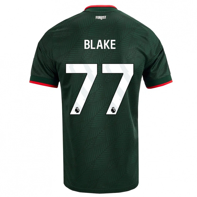 Danxen Damen Zyan Blake #77 Dunkelgrün Rot Auswärtstrikot Trikot 2026/27 T-Shirt