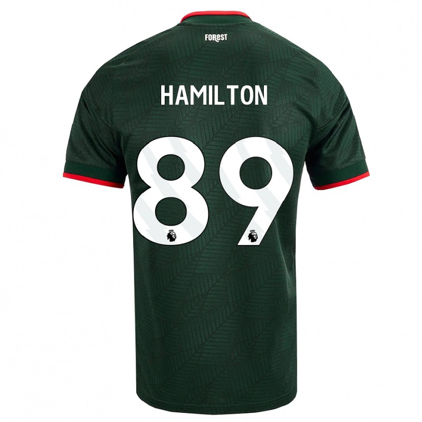 Danxen Damen Scott Hamilton #89 Dunkelgrün Rot Auswärtstrikot Trikot 2026/27 T-Shirt