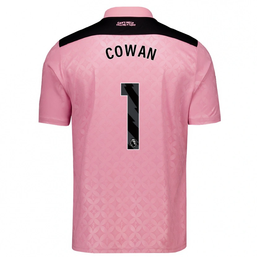 Danxen Damen Joe Cowan #1 Hellrosa Schwarz Auswärtstrikot Trikot 2026/27 T-Shirt