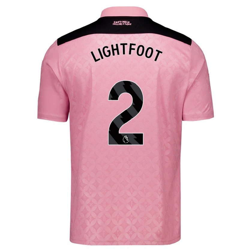 Danxen Damen Archie Lightfoot #2 Hellrosa Schwarz Auswärtstrikot Trikot 2026/27 T-Shirt
