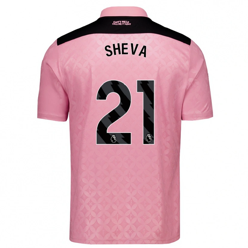 Danxen Damen Marissa Sheva #21 Hellrosa Schwarz Auswärtstrikot Trikot 2026/27 T-Shirt