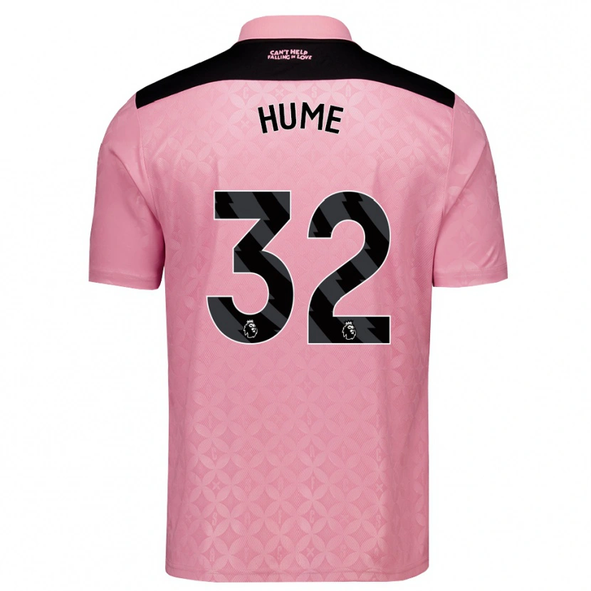 Danxen Damen Trai Hume #32 Hellrosa Schwarz Auswärtstrikot Trikot 2026/27 T-Shirt