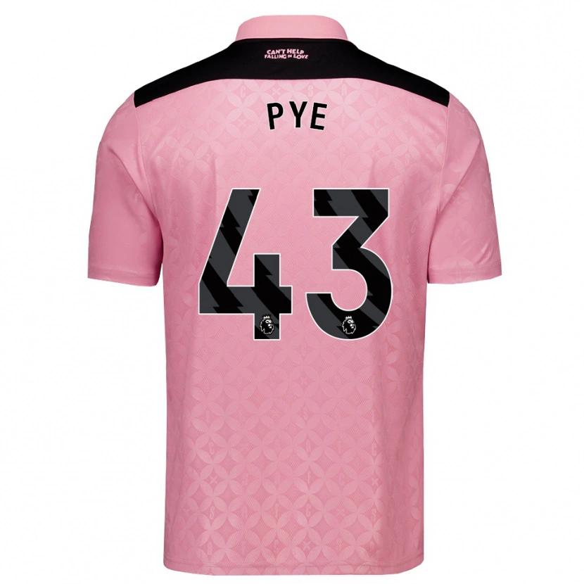 Danxen Damen Connor Pye #43 Hellrosa Schwarz Auswärtstrikot Trikot 2026/27 T-Shirt