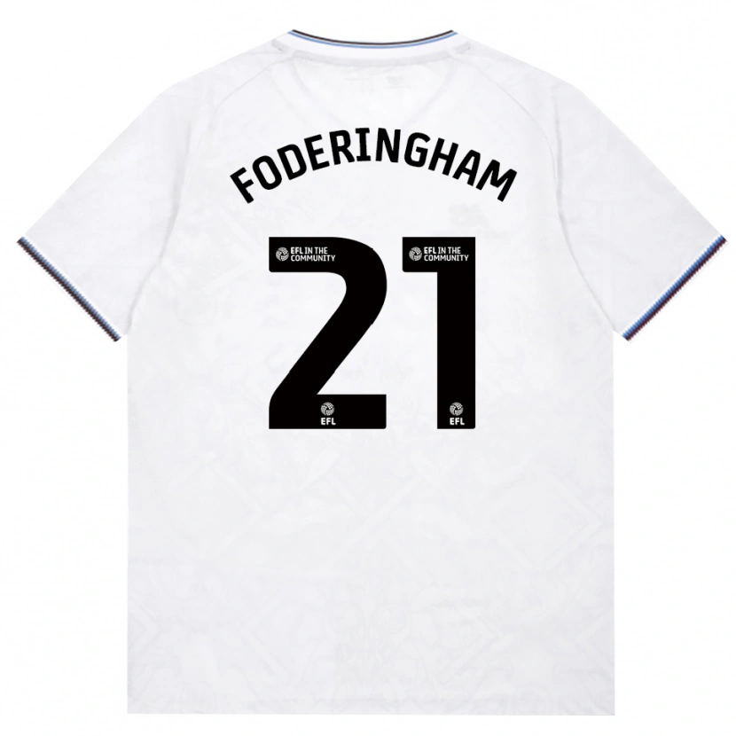 Danxen Damen Wes Foderingham #21 Burgund Weiß Auswärtstrikot Trikot 2026/27 T-Shirt