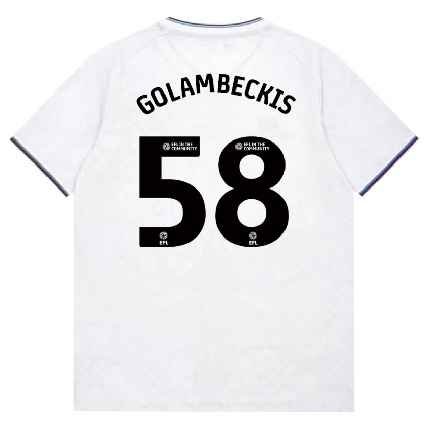Danxen Damen Airidas Golambeckis #58 Burgund Weiß Auswärtstrikot Trikot 2026/27 T-Shirt