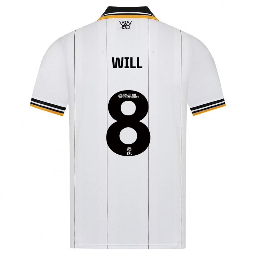 Danxen Damen Merrick Will #8 Orange Weiß Schwarz Auswärtstrikot Trikot 2026/27 T-Shirt