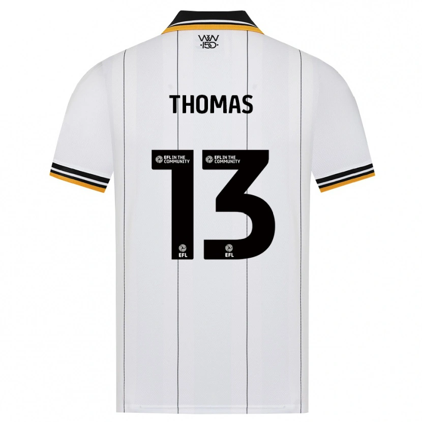 Danxen Damen Bec Thomas #13 Orange Weiß Schwarz Auswärtstrikot Trikot 2026/27 T-Shirt