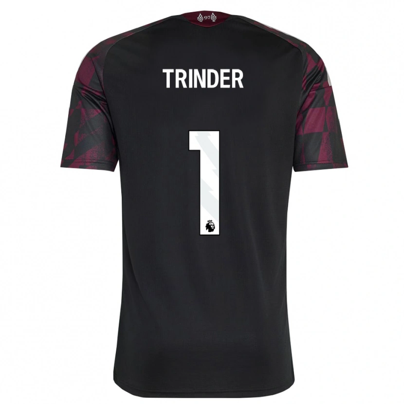Danxen Damen Zach Trinder #1 Schwarz Weiß Violett Ausweichtrikot Trikot 2026/27 T-Shirt