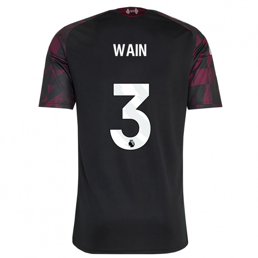 Danxen Damen Cian Wain #3 Schwarz Weiß Violett Ausweichtrikot Trikot 2026/27 T-Shirt