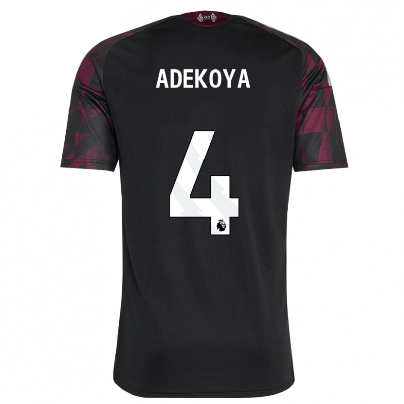 Danxen Damen Noah Adekoya #4 Schwarz Weiß Violett Ausweichtrikot Trikot 2026/27 T-Shirt