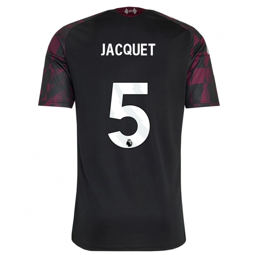Danxen Damen Jérémy Jacquet #5 Schwarz Weiß Violett Ausweichtrikot Trikot 2026/27 T-Shirt