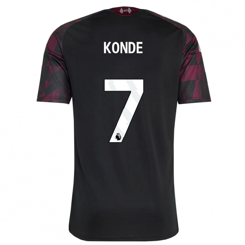 Danxen Damen Isaac Konde #7 Schwarz Weiß Violett Ausweichtrikot Trikot 2026/27 T-Shirt