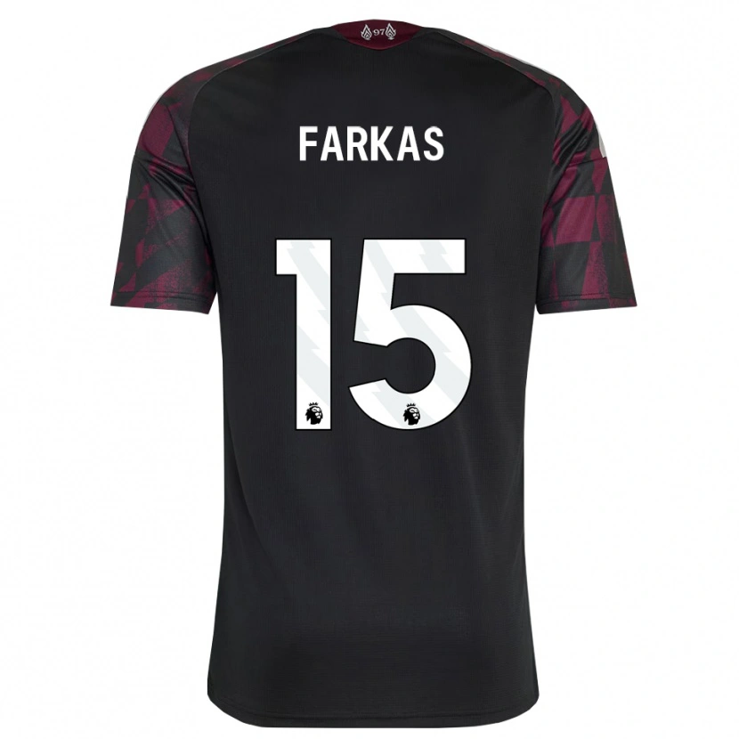 Danxen Damen Erik Farkas #15 Schwarz Weiß Violett Ausweichtrikot Trikot 2026/27 T-Shirt
