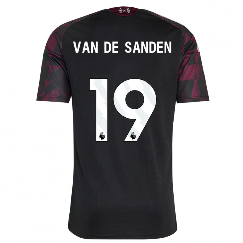 Danxen Damen Shanice Van De Sanden #19 Schwarz Weiß Violett Ausweichtrikot Trikot 2026/27 T-Shirt