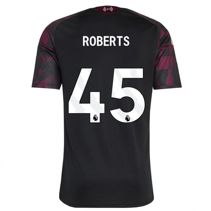 Danxen Damen Iwan Roberts #45 Schwarz Weiß Violett Ausweichtrikot Trikot 2026/27 T-Shirt