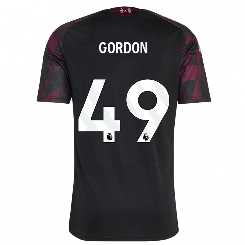 Danxen Damen Kaide Gordon #49 Schwarz Weiß Violett Ausweichtrikot Trikot 2026/27 T-Shirt