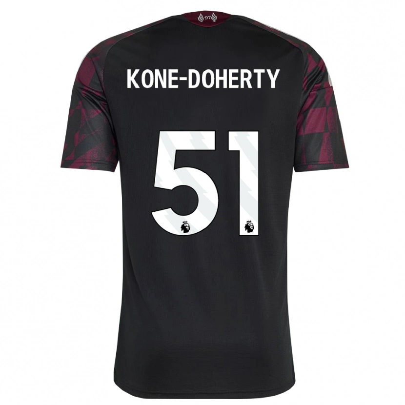 Danxen Damen Trent Kone-Doherty #51 Schwarz Weiß Violett Ausweichtrikot Trikot 2026/27 T-Shirt