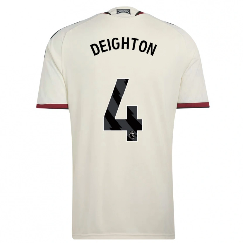 Danxen Damen Joe Deighton #4 Beige Schwarz Rot Ausweichtrikot Trikot 2026/27 T-Shirt