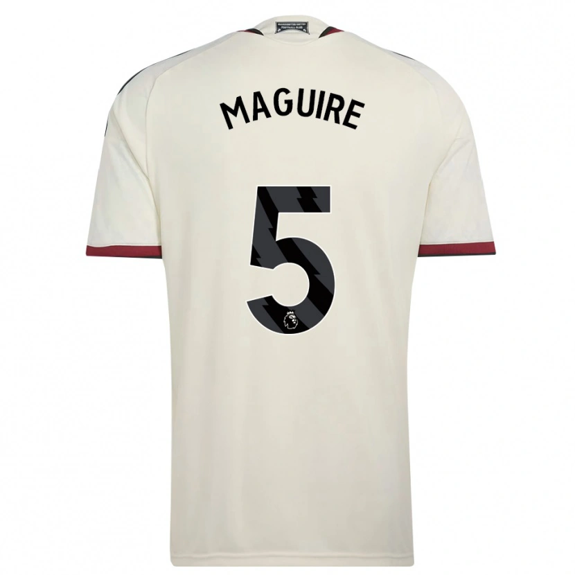 Danxen Damen Harry Maguire #5 Beige Schwarz Rot Ausweichtrikot Trikot 2026/27 T-Shirt