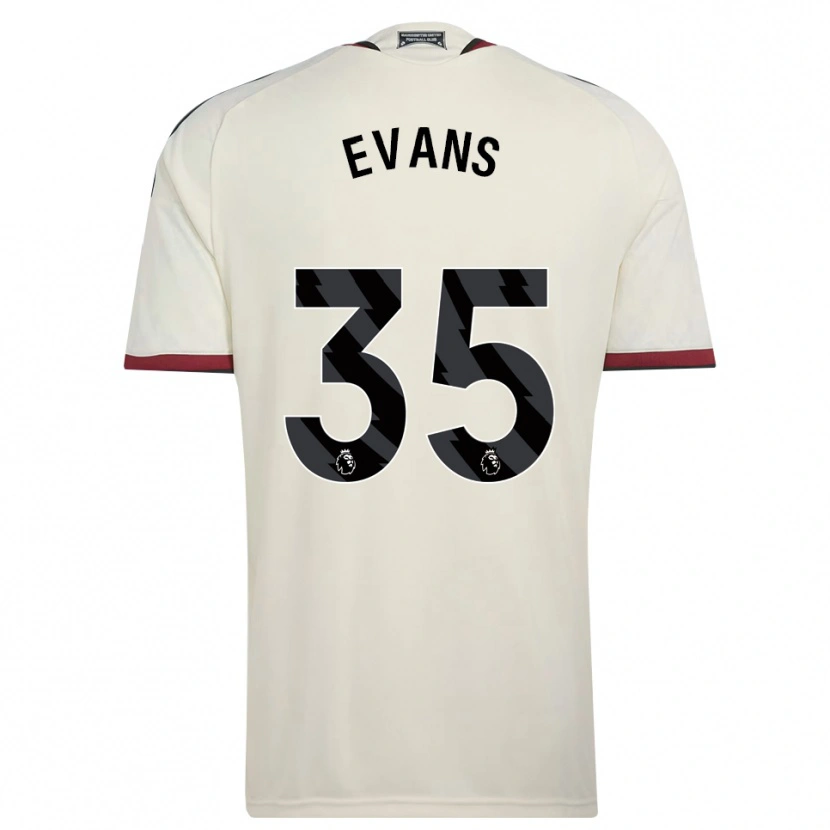 Danxen Damen Jonny Evans #35 Beige Schwarz Rot Ausweichtrikot Trikot 2026/27 T-Shirt
