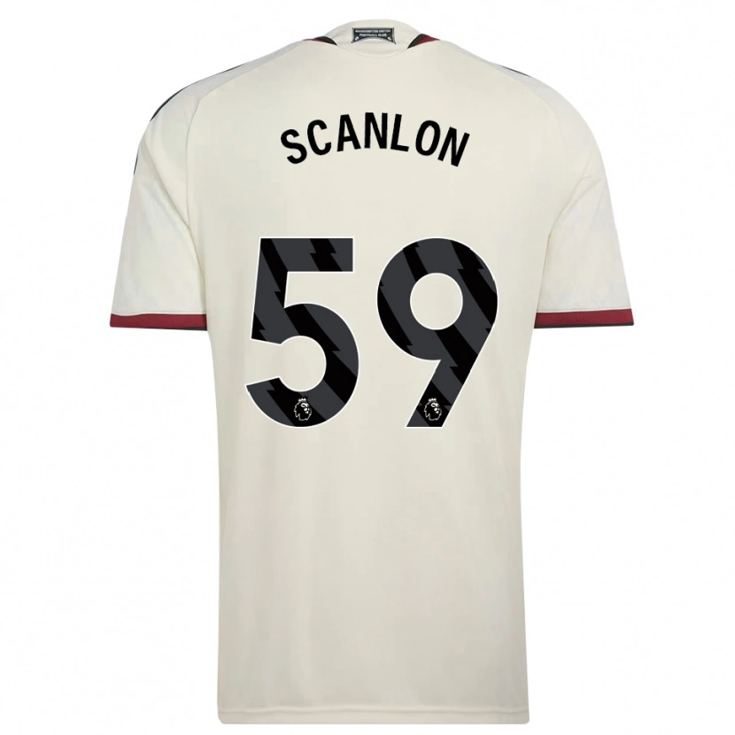 Danxen Damen James Scanlon #59 Beige Schwarz Rot Ausweichtrikot Trikot 2026/27 T-Shirt