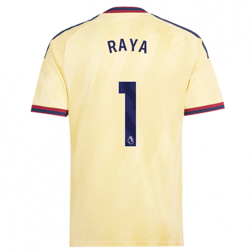 Danxen Damen David Raya #1 Hell Gelb Mitternachtsblau Ausweichtrikot Trikot 2026/27 T-Shirt
