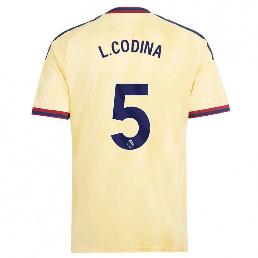 Danxen Damen Laia Codina #5 Hell Gelb Mitternachtsblau Ausweichtrikot Trikot 2026/27 T-Shirt