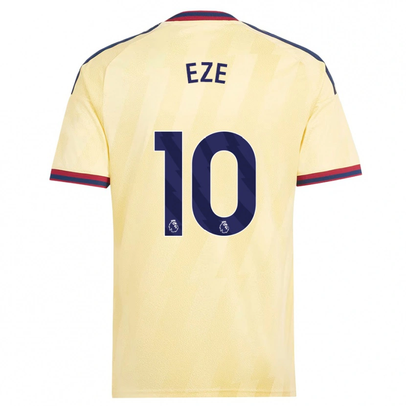Danxen Damen Eberechi Eze #10 Hell Gelb Mitternachtsblau Ausweichtrikot Trikot 2026/27 T-Shirt