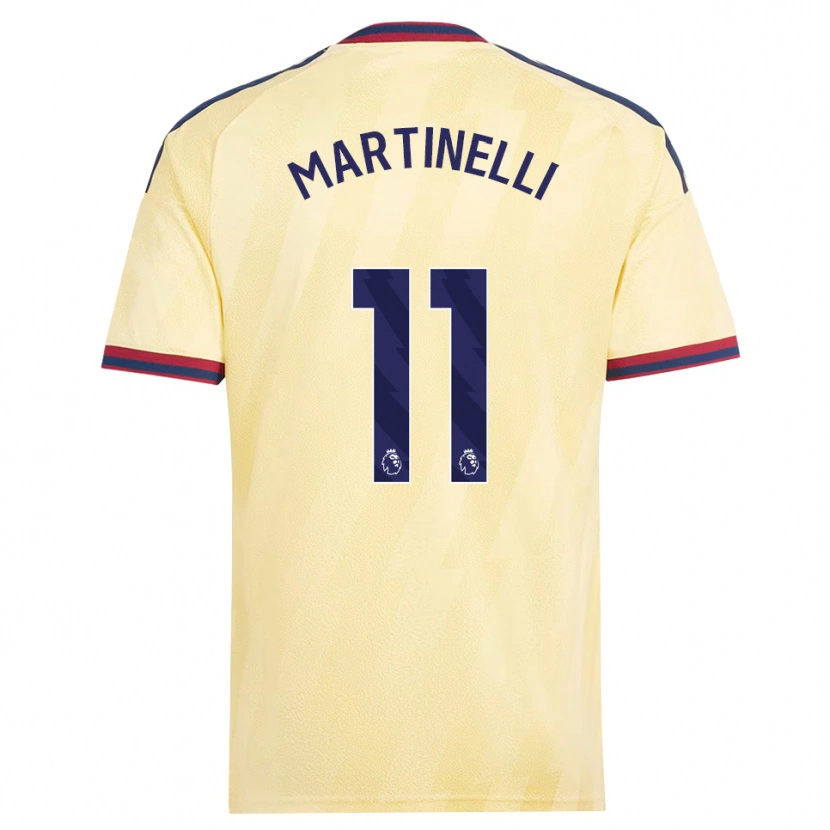 Danxen Damen Gabriel Martinelli #11 Hell Gelb Mitternachtsblau Ausweichtrikot Trikot 2026/27 T-Shirt