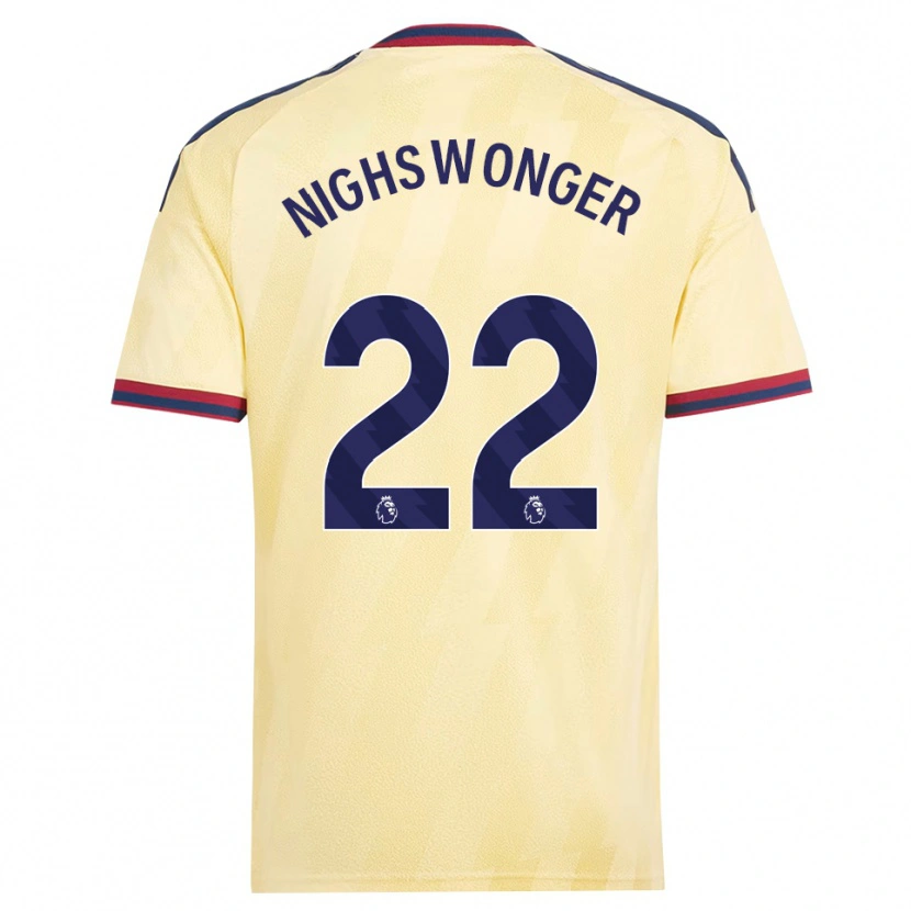 Danxen Damen Jenna Nighswonger #22 Hell Gelb Mitternachtsblau Ausweichtrikot Trikot 2026/27 T-Shirt