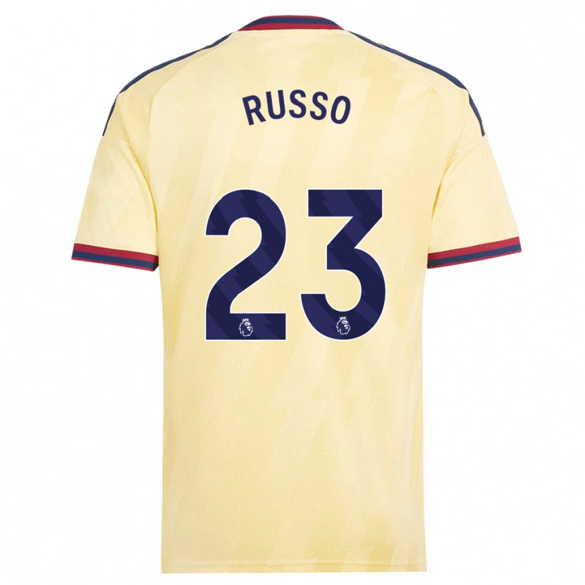 Danxen Damen Alessia Russo #23 Hell Gelb Mitternachtsblau Ausweichtrikot Trikot 2026/27 T-Shirt