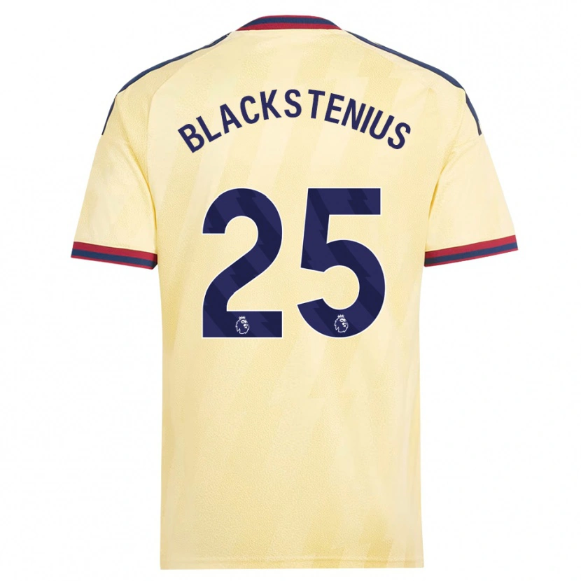 Danxen Damen Stina Blackstenius #25 Hell Gelb Mitternachtsblau Ausweichtrikot Trikot 2026/27 T-Shirt