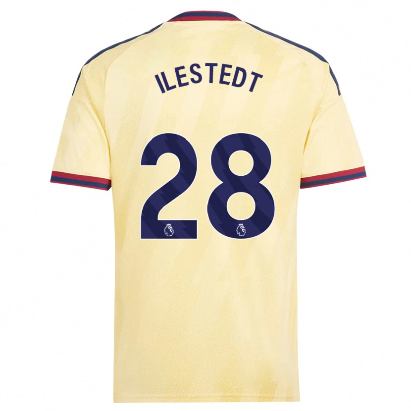 Danxen Damen Amanda Ilestedt #28 Hell Gelb Mitternachtsblau Ausweichtrikot Trikot 2026/27 T-Shirt