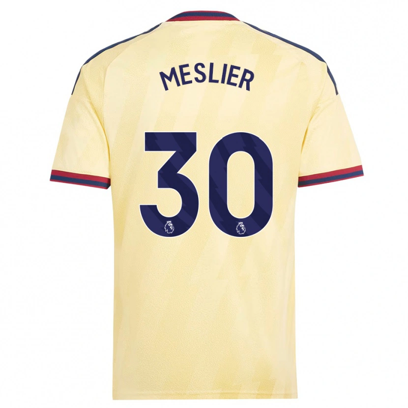 Danxen Damen Illan Meslier #30 Hell Gelb Mitternachtsblau Ausweichtrikot Trikot 2026/27 T-Shirt