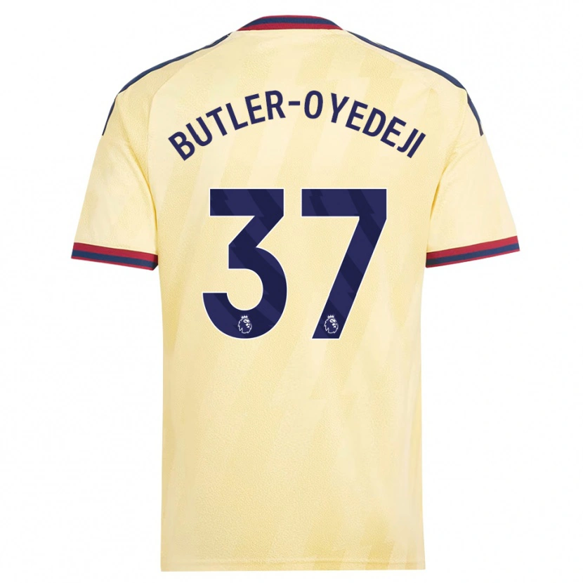 Danxen Damen Nathan Butler-Oyedeji #37 Hell Gelb Mitternachtsblau Ausweichtrikot Trikot 2026/27 T-Shirt