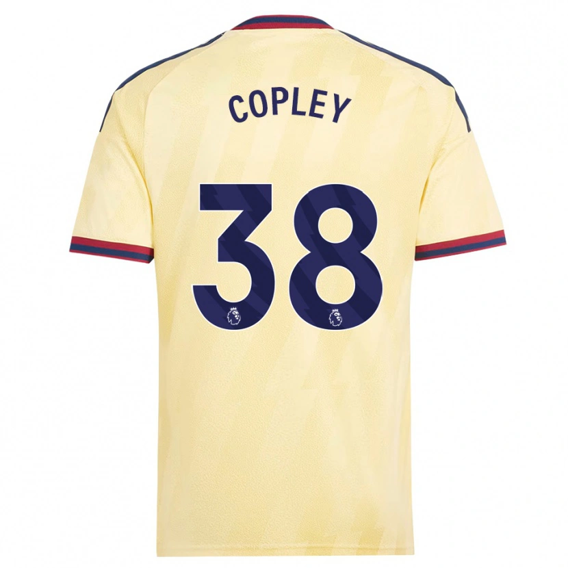 Danxen Damen Louie Copley #38 Hell Gelb Mitternachtsblau Ausweichtrikot Trikot 2026/27 T-Shirt
