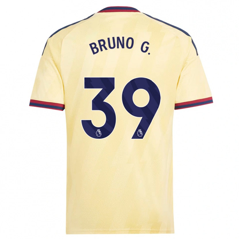 Danxen Damen Bruno Guimarães #39 Hell Gelb Mitternachtsblau Ausweichtrikot Trikot 2026/27 T-Shirt