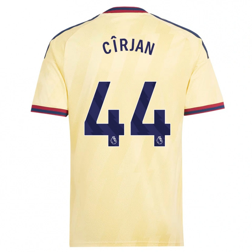 Danxen Damen Catalin Cîrjan #44 Hell Gelb Mitternachtsblau Ausweichtrikot Trikot 2026/27 T-Shirt