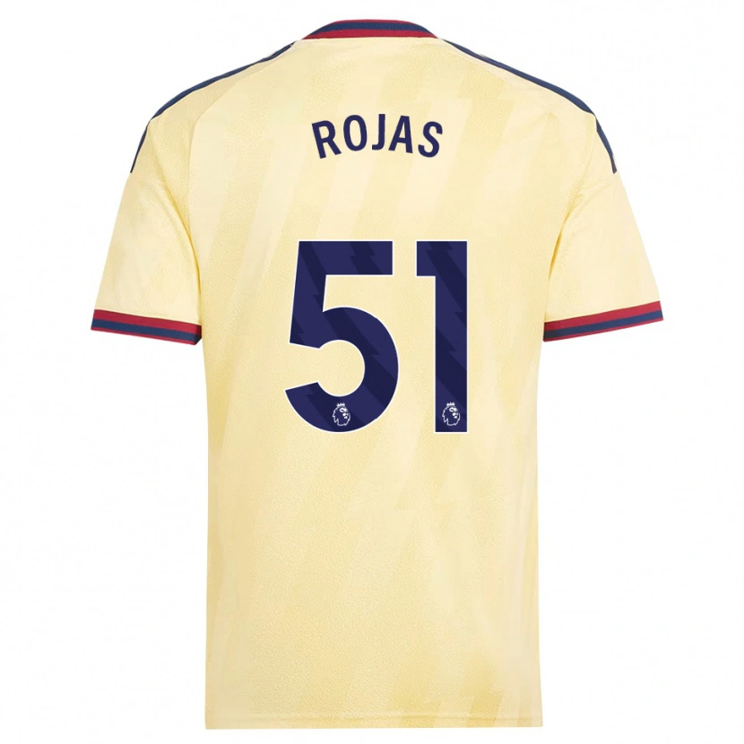 Danxen Damen Alexei Rojas #51 Hell Gelb Mitternachtsblau Ausweichtrikot Trikot 2026/27 T-Shirt
