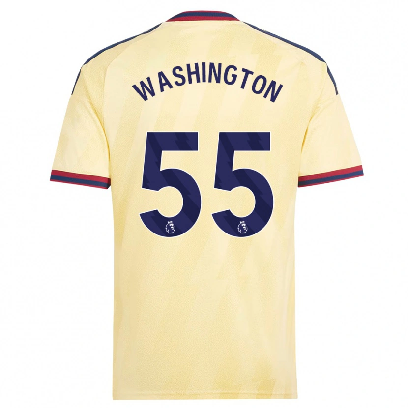 Danxen Damen Marcell Washington #55 Hell Gelb Mitternachtsblau Ausweichtrikot Trikot 2026/27 T-Shirt